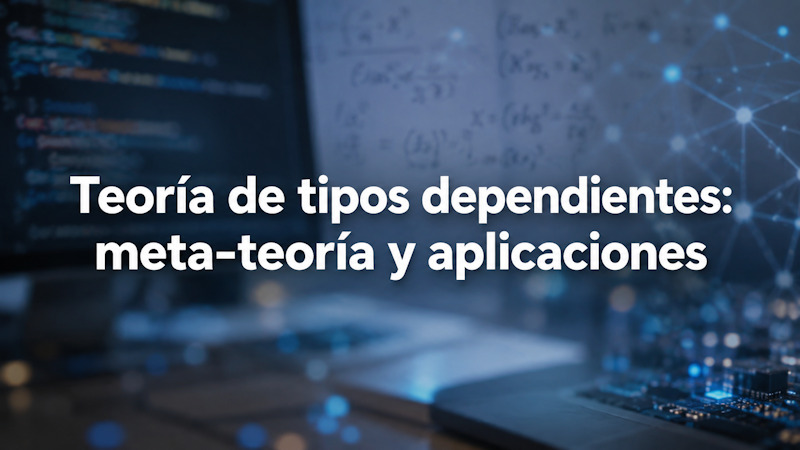 Tesis: “Teoría de tipos dependientes: meta-teoría y aplicaciones”