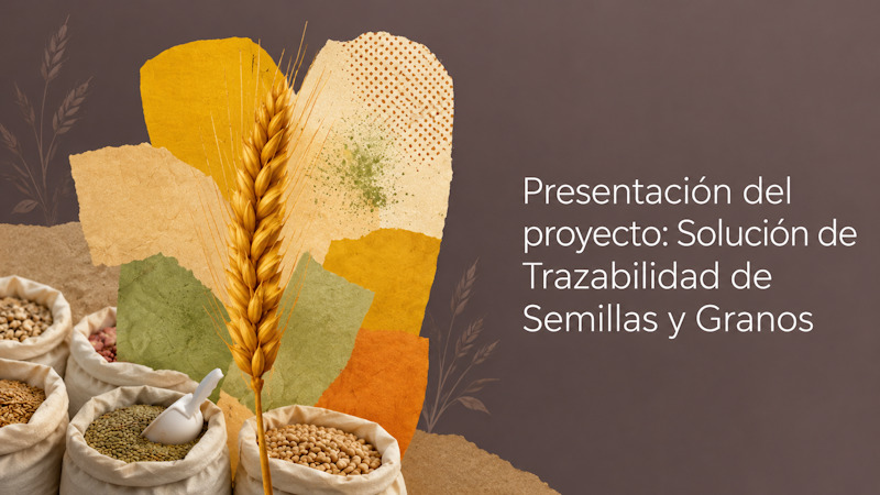 Presentaci&oacute;n del proyecto: Soluci&oacute;n de Trazabilidad de Semillas y Granos