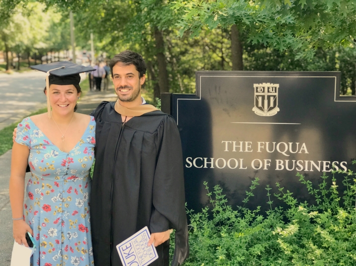 Sebastián López en Duke University